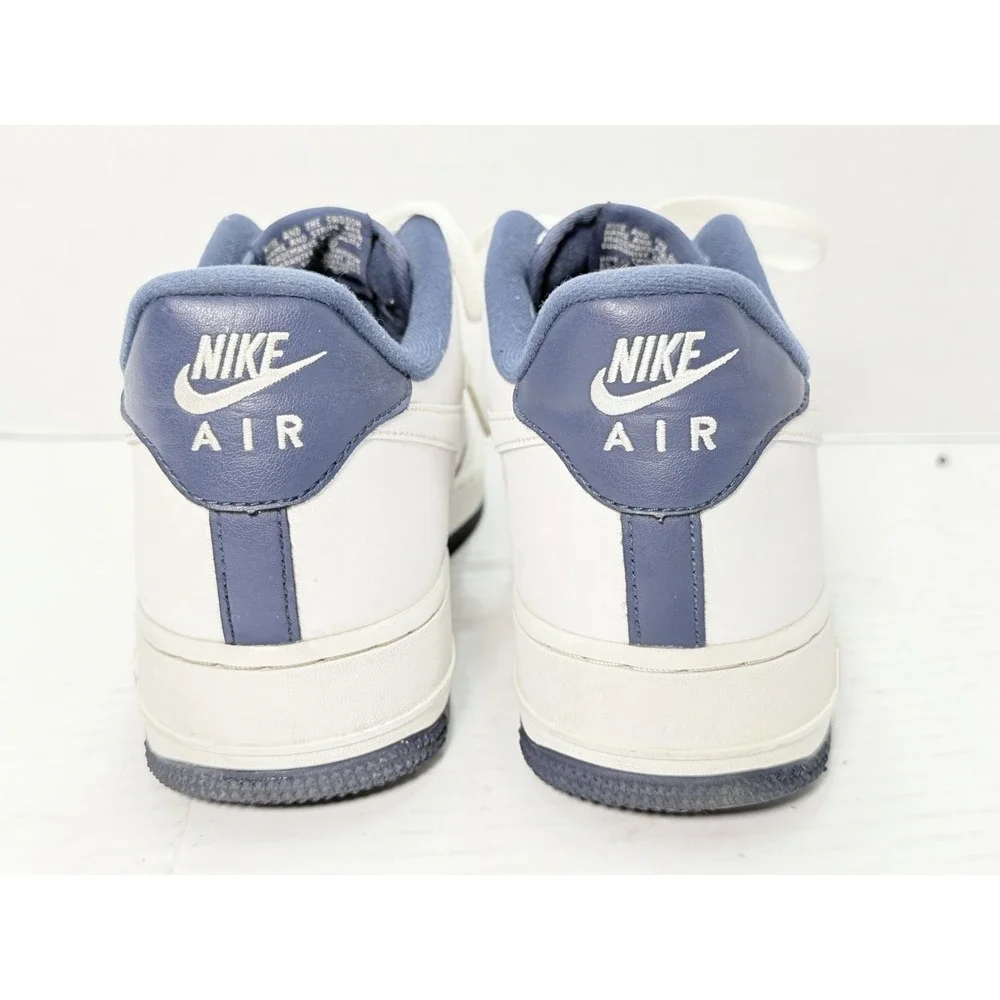 Nike Air Force 1 Low White Game‎ Royal Blue CD0884-102 Men's Size 10 Shoes